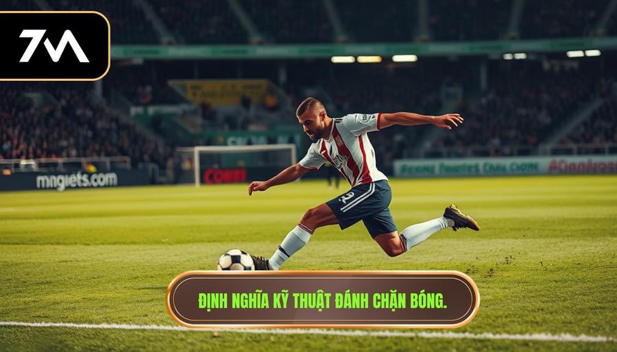 Định nghĩa kỹ thuật đánh chặn bóng.