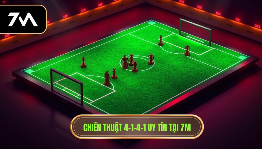 Chiến thuật bóng đá 4-1-4-1 phòng ngự: Bí mật vận hành từ chuyên gia 7M